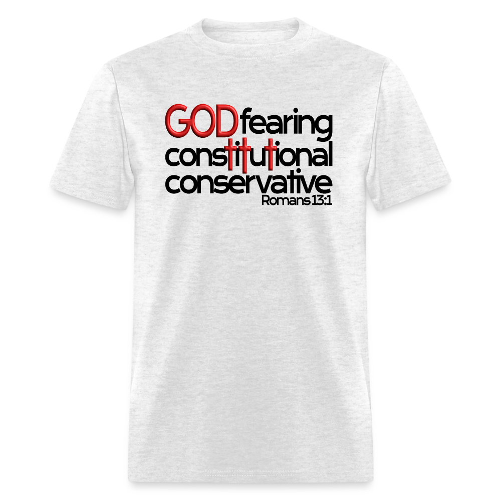 God Fearing Constitutional Conservative - light heather gray