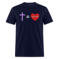Cross = Love - navy