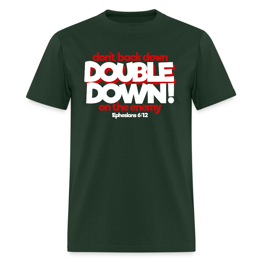 Double Down - forest green