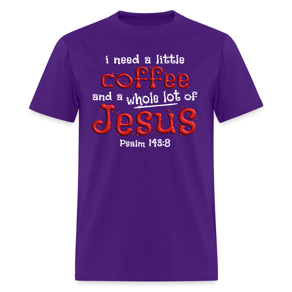Coffee & Jesus - purple