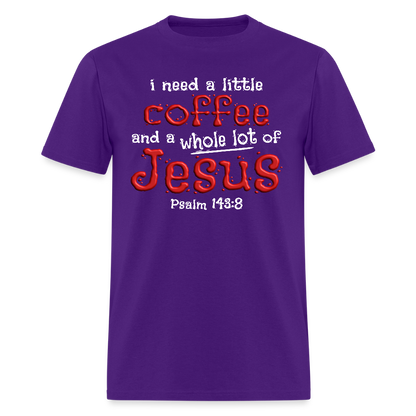 Coffee & Jesus - purple