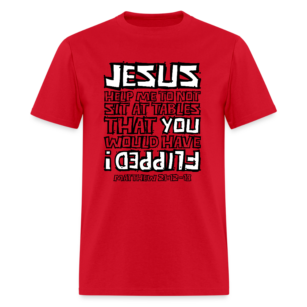 Jesus Flipped - red