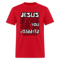 Jesus Flipped - red