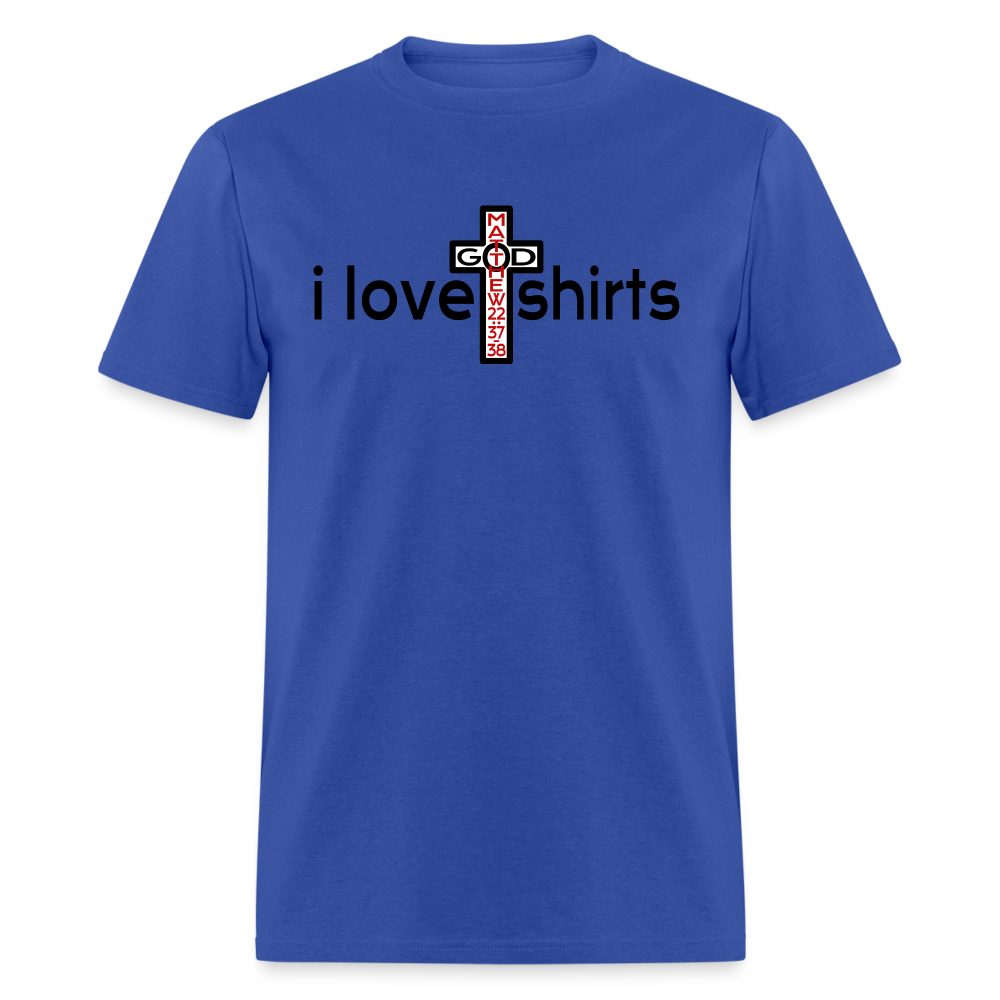 I Love T Shirts - royal blue