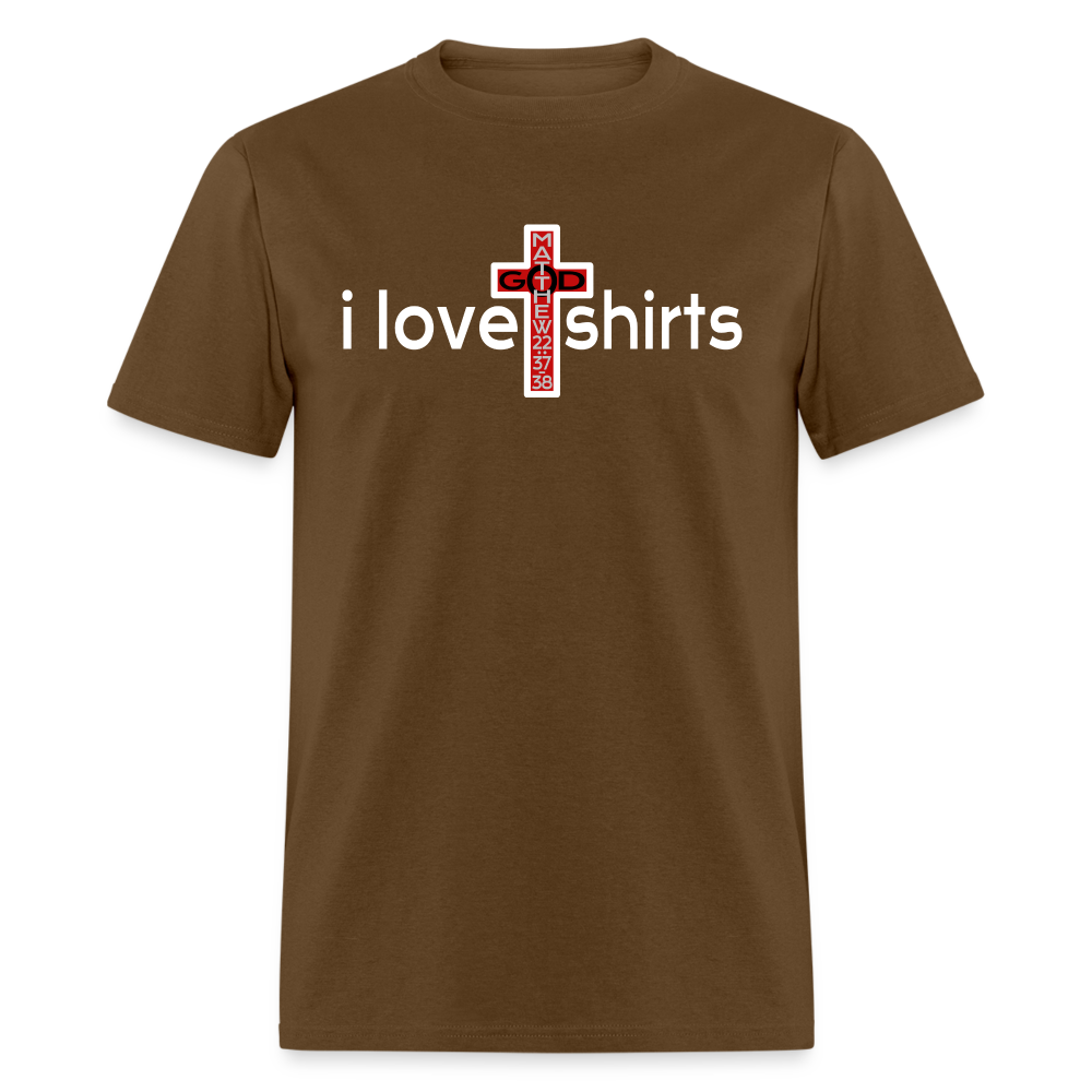 I Love T Shirts - brown