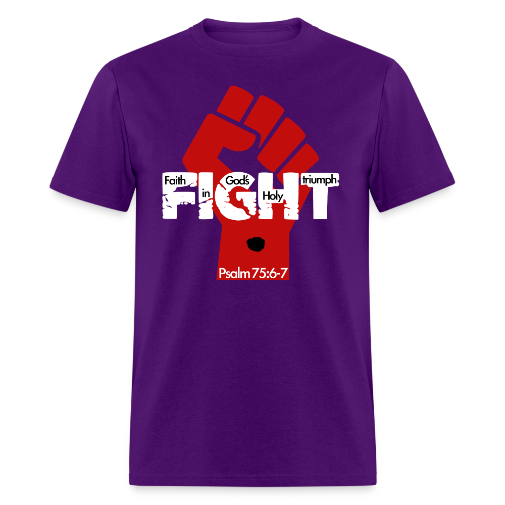 FIGHT with Fist - purple