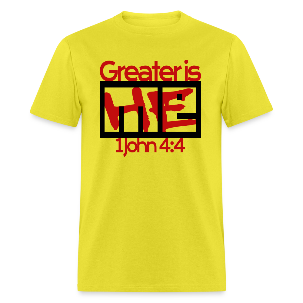 Greater is He in Me - yellow