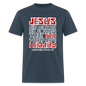 Jesus Flipped -  blue dusk