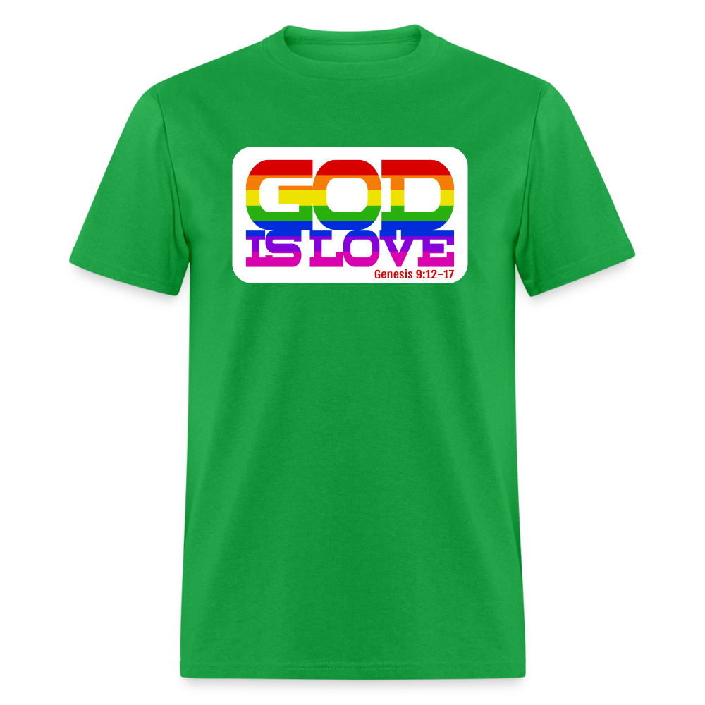 GOD is Love - bright green