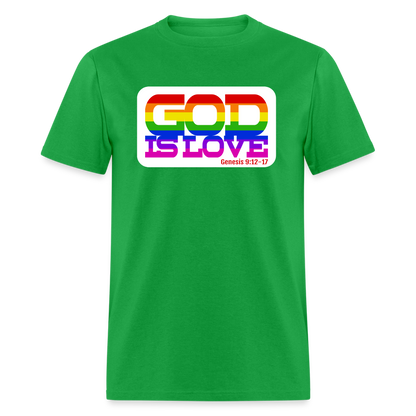 GOD is Love - bright green