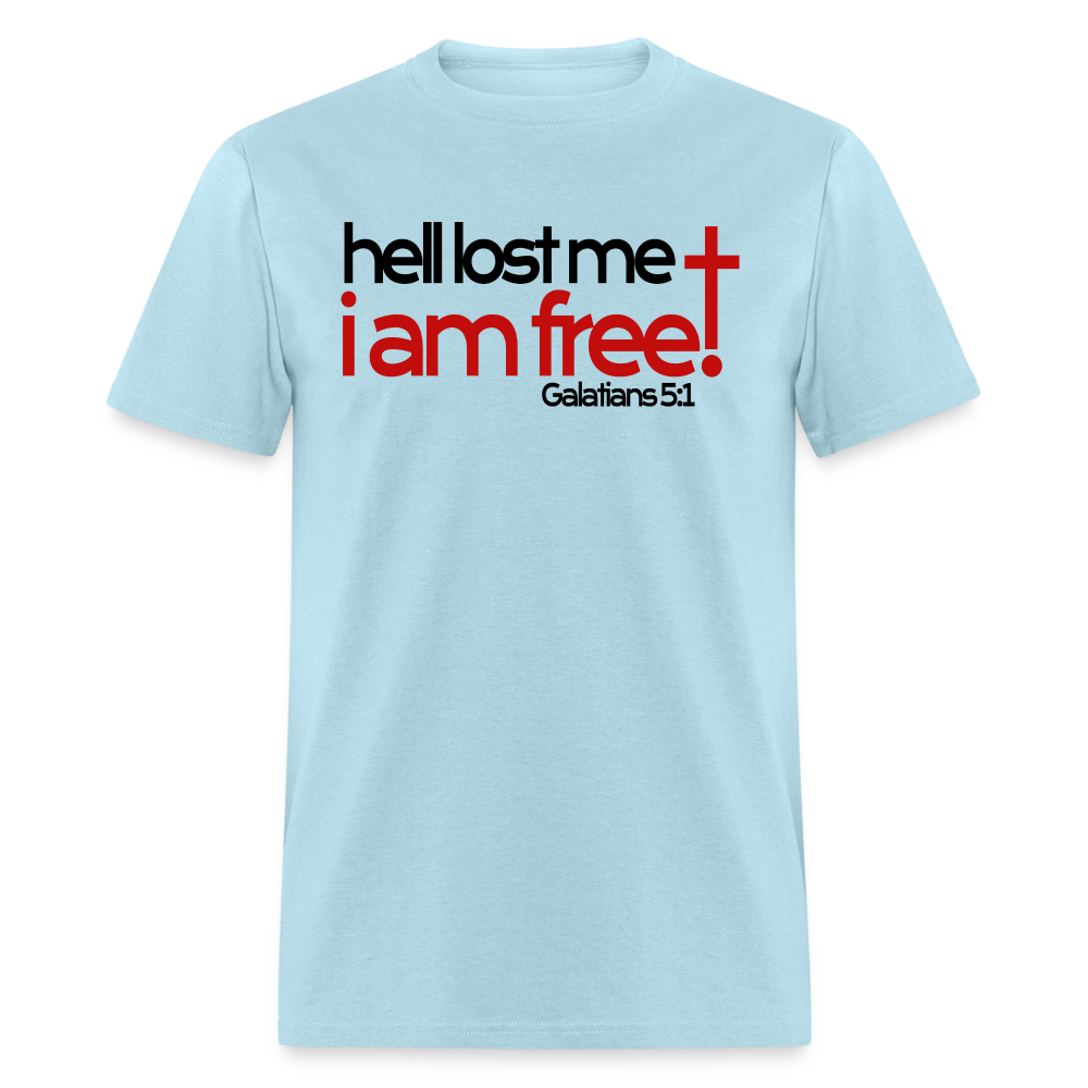 Hell Lost Me I Am Free - powder blue