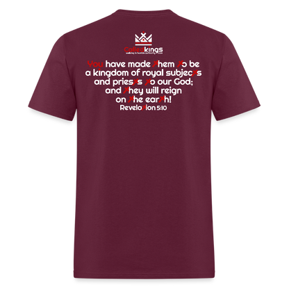 I Am Called a King 2 - burgundy
