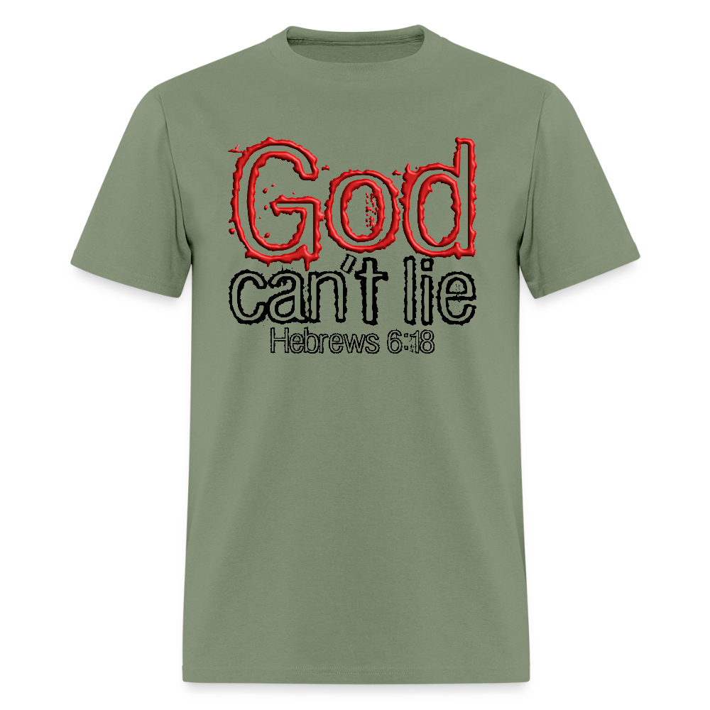 God Can't Lie - military green