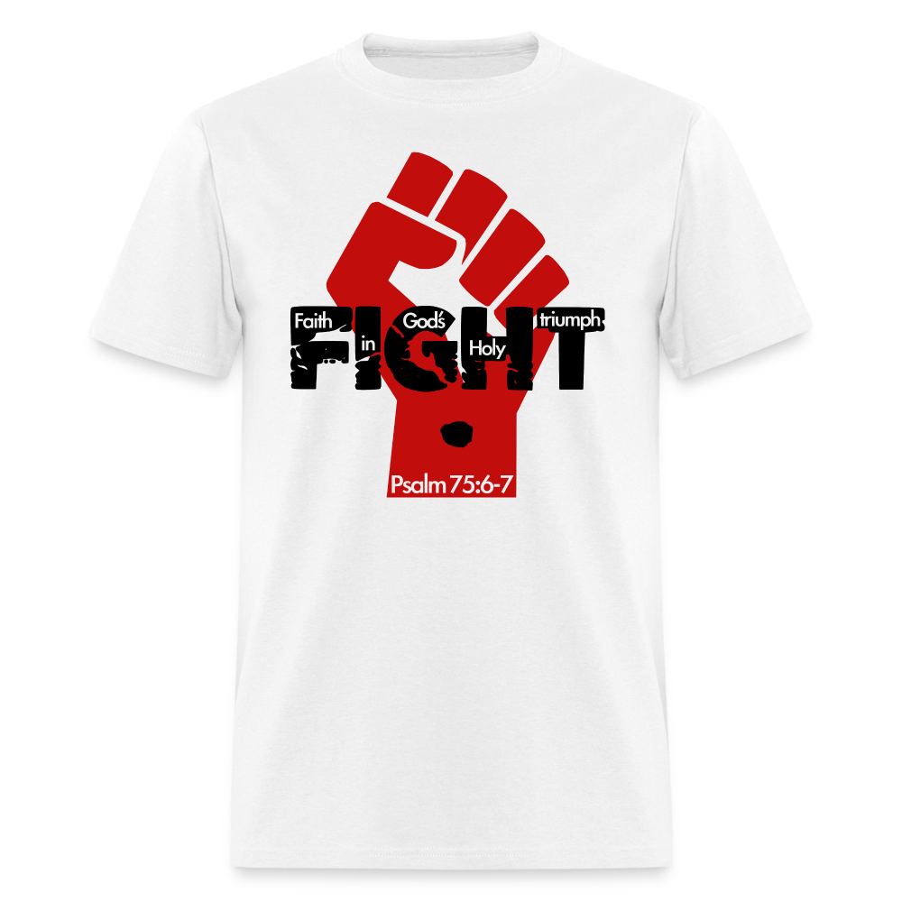 FIGHT with Fist - white