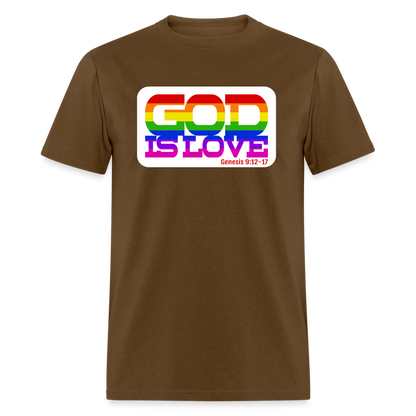 GOD is Love - brown