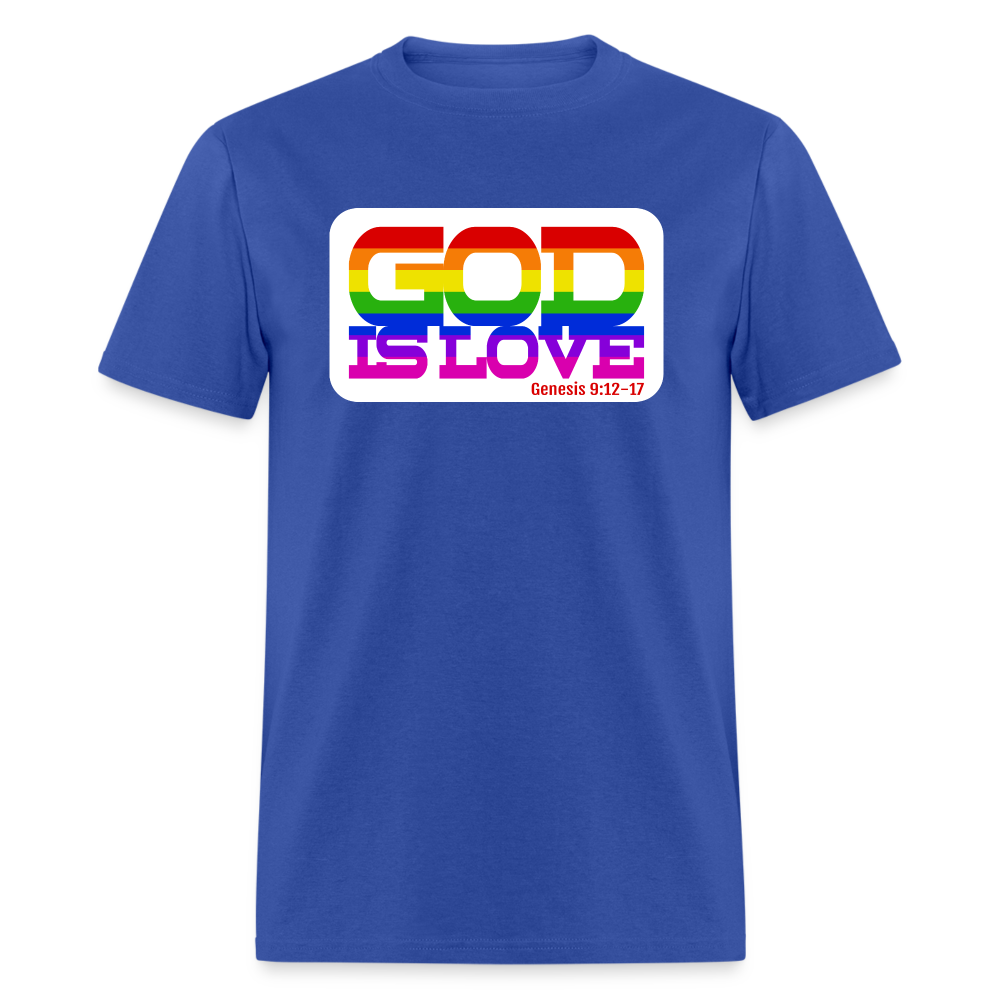 GOD is Love - royal blue