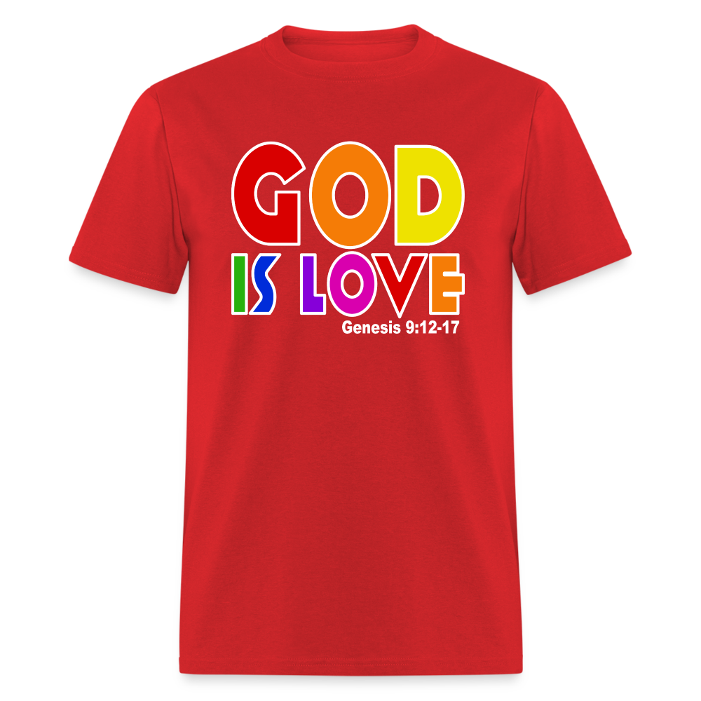 GOD is Love - red