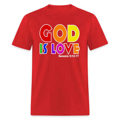 GOD is Love - red