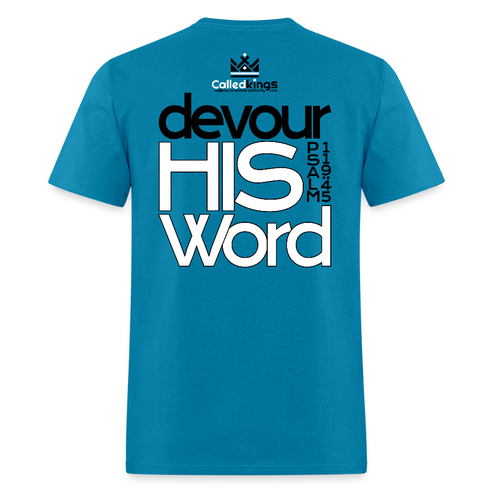 WTBSF? Devour His Word - turquoise