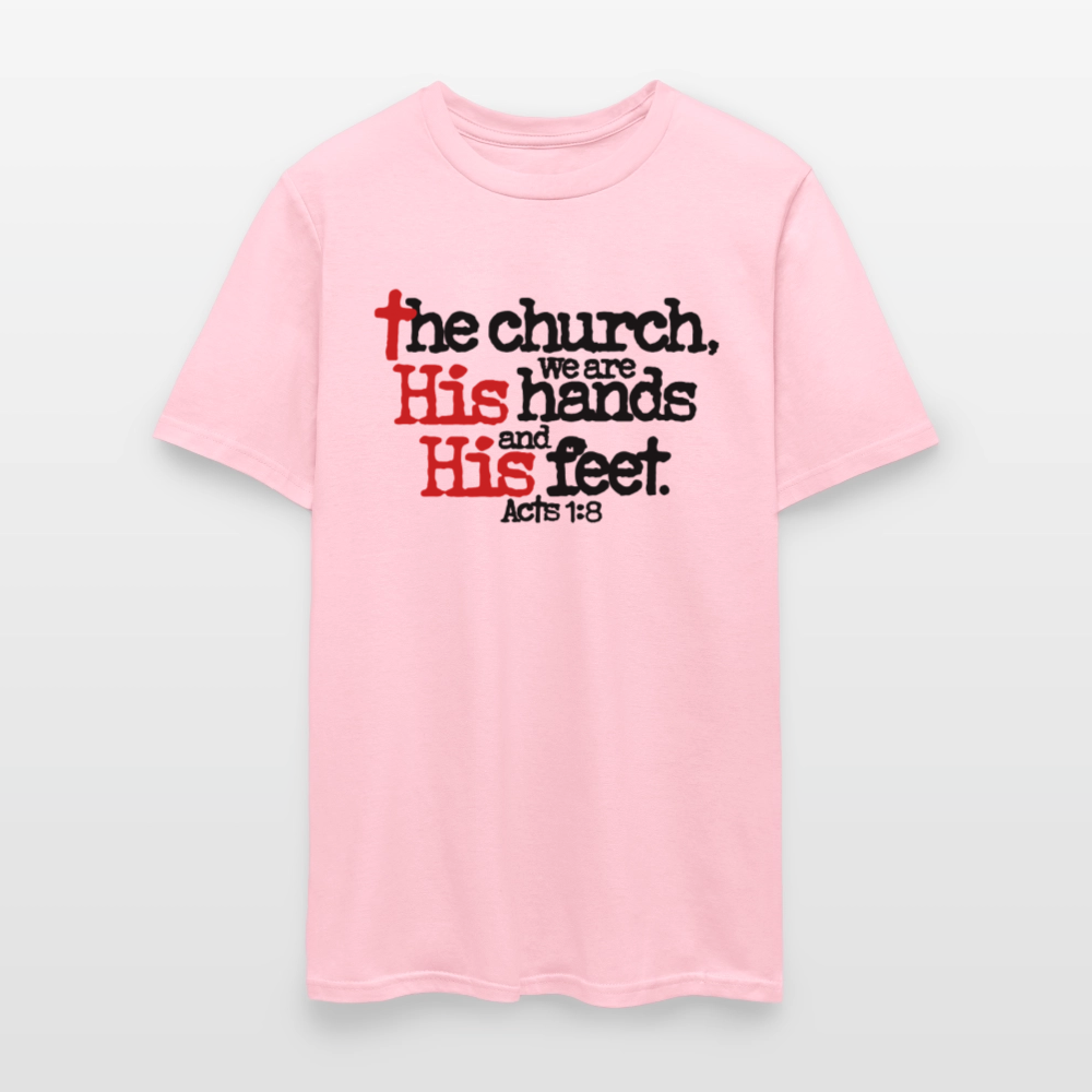 Church His Hands His Feet - pink