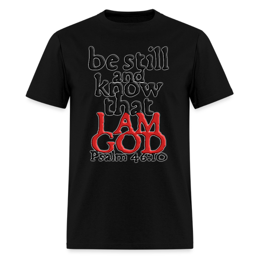 Be Still and Know - black