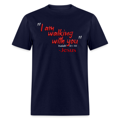 I Am Walking With You - navy