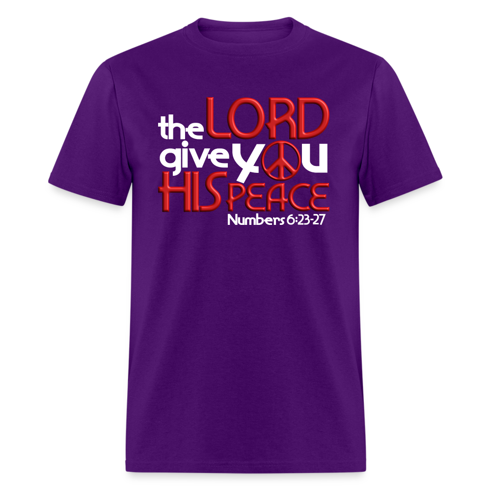 The Lord Give You His Peace - purple