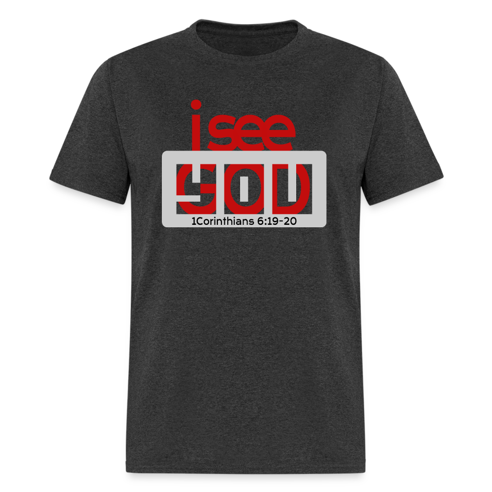 I See God in You - heather black