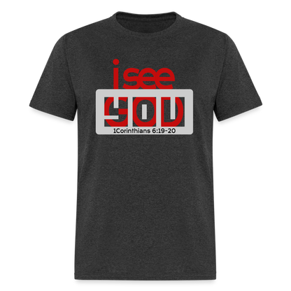 I See God in You - heather black