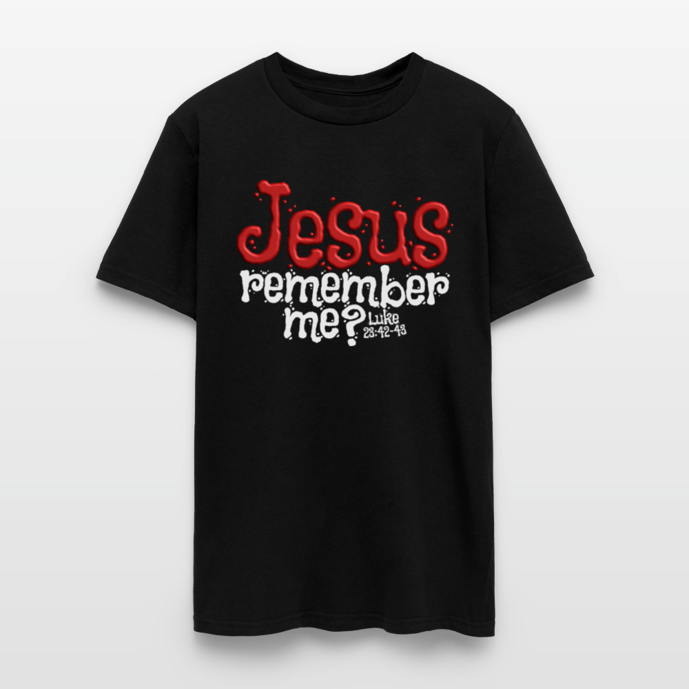 Jesus Remember me - black