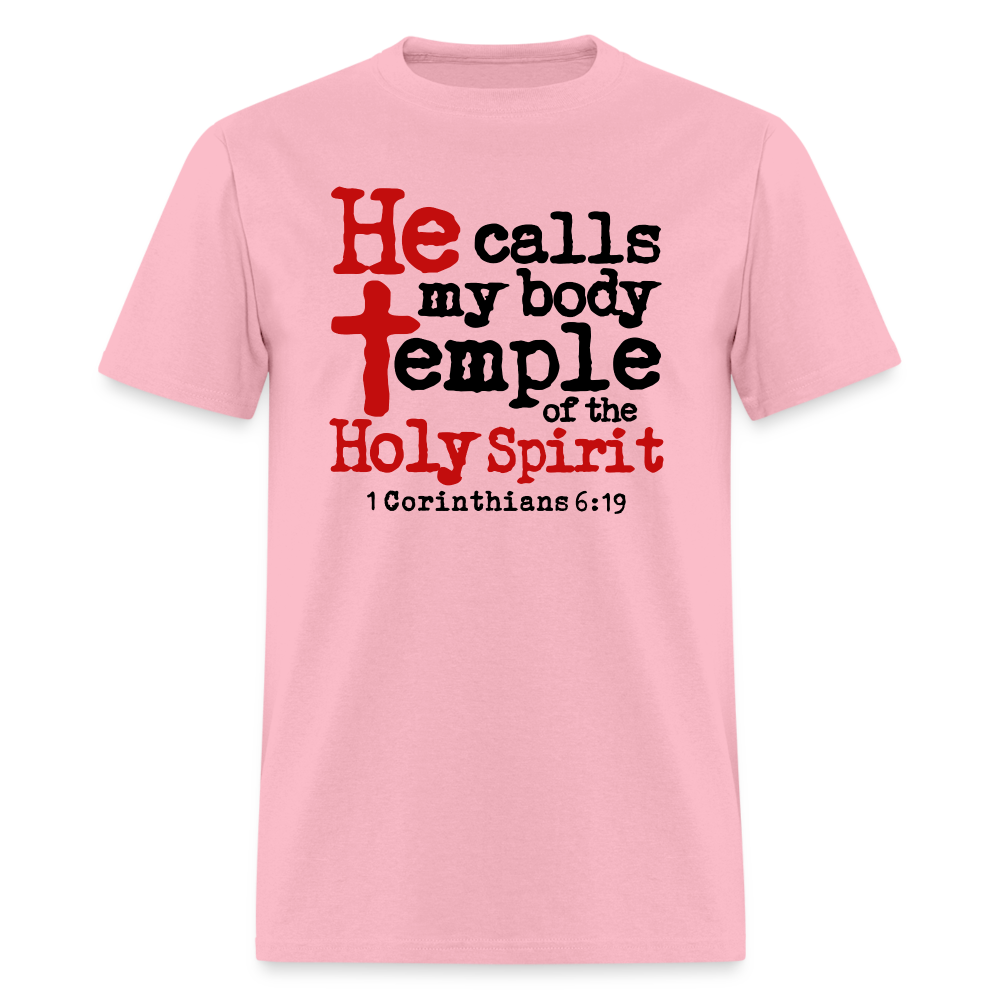 He Calls My Body Temple - pink