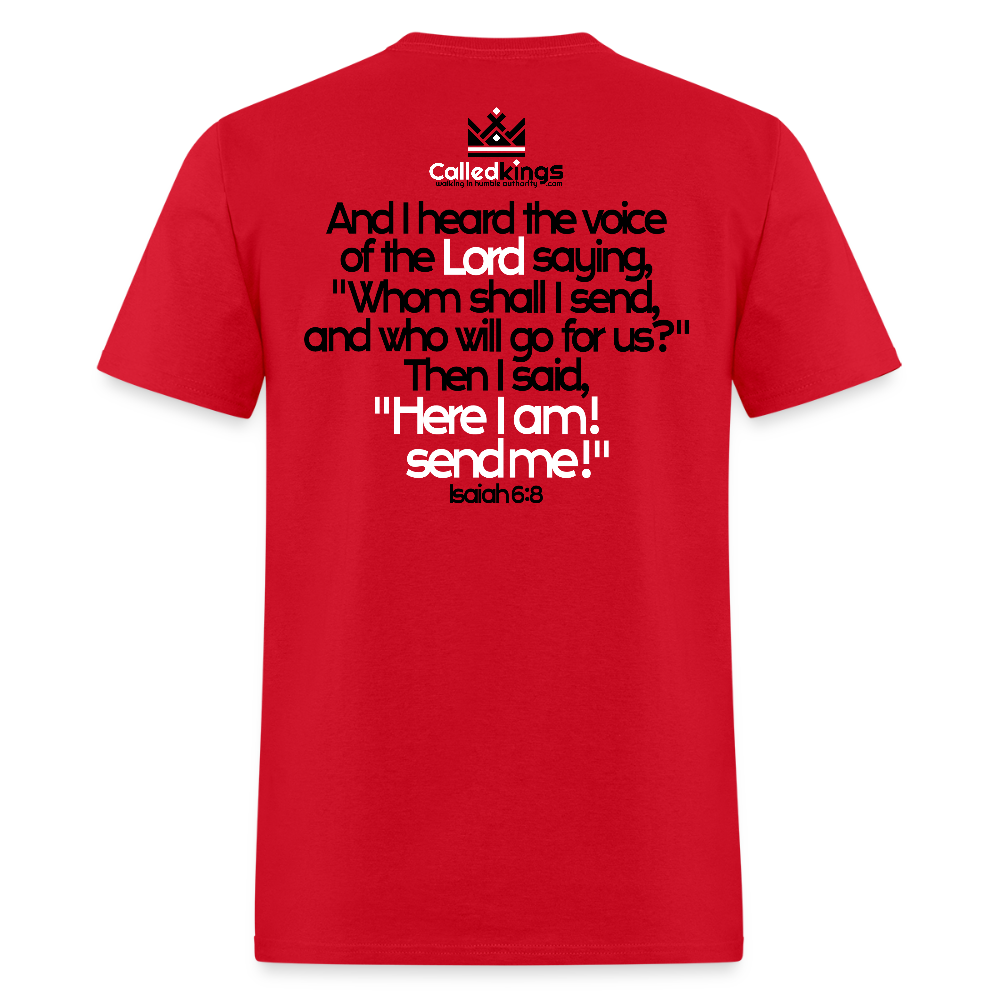 Here I am, send me - red