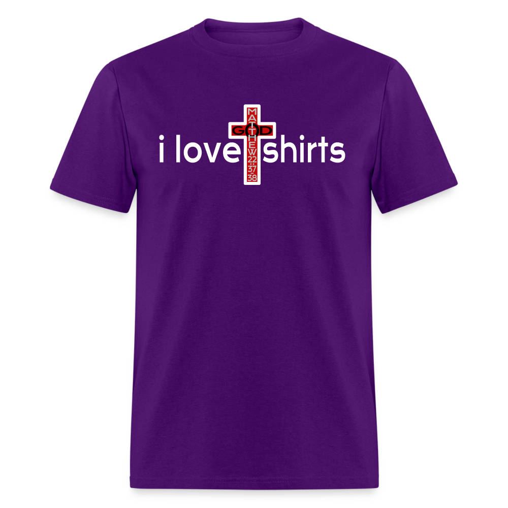 I Love T Shirts - purple