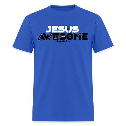 Jesus is Awesome - royal blue