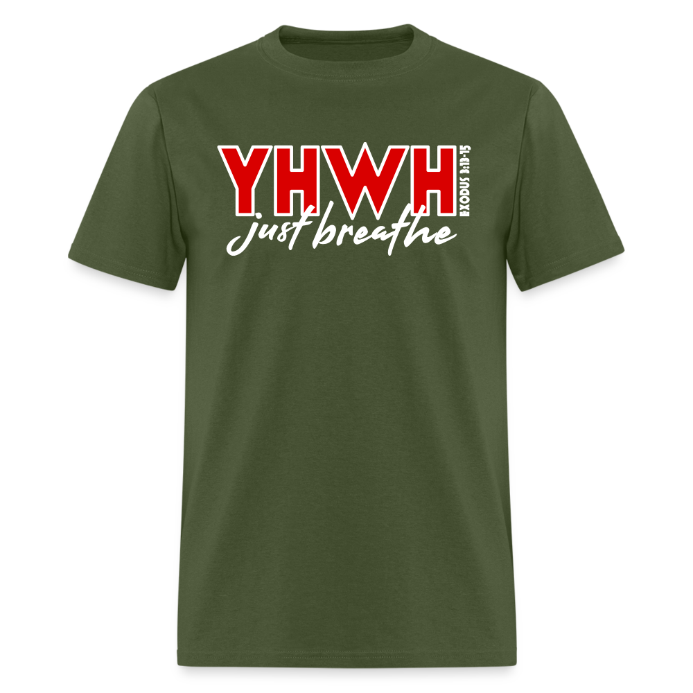 YHWH Just Breathe - military green