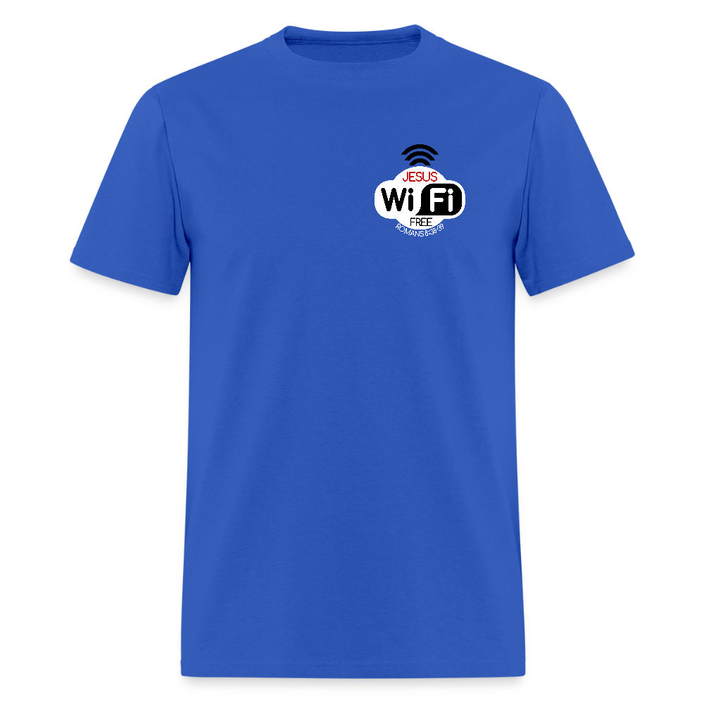 Jesus Strong Wireless Connection - royal blue
