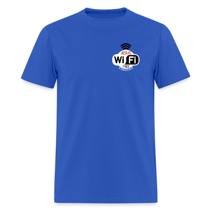 Jesus Strong Wireless Connection - royal blue