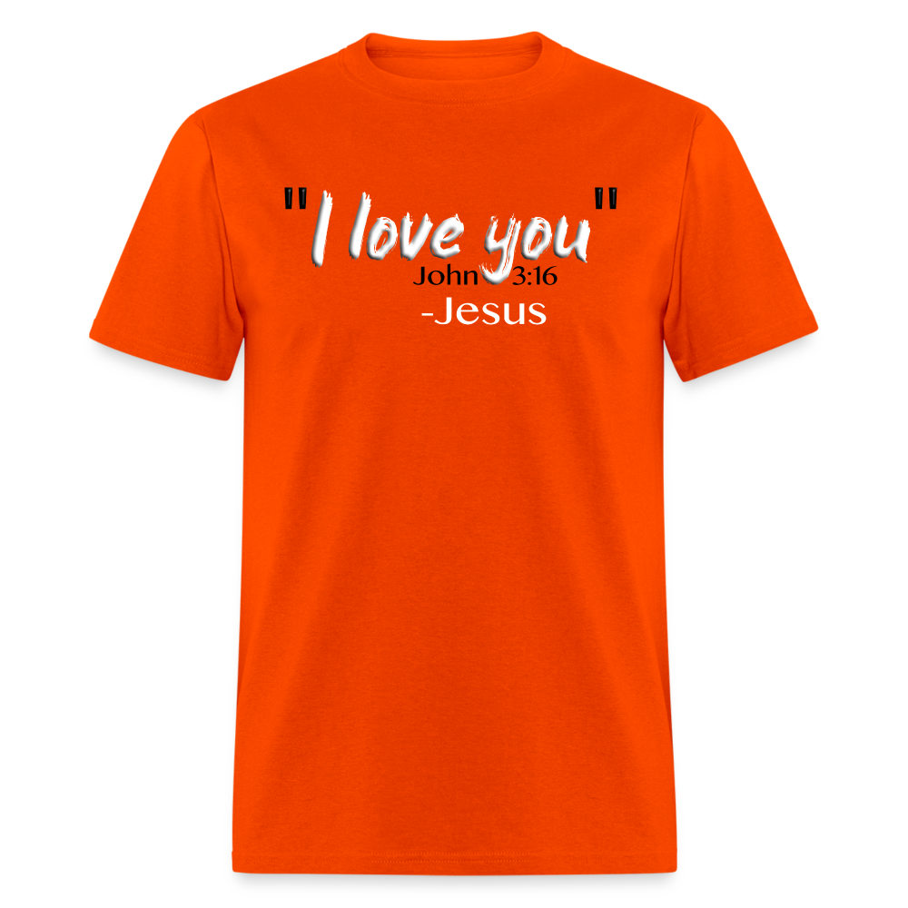 I Love You - orange