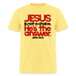 Jesus Is the Answer - cornsilk