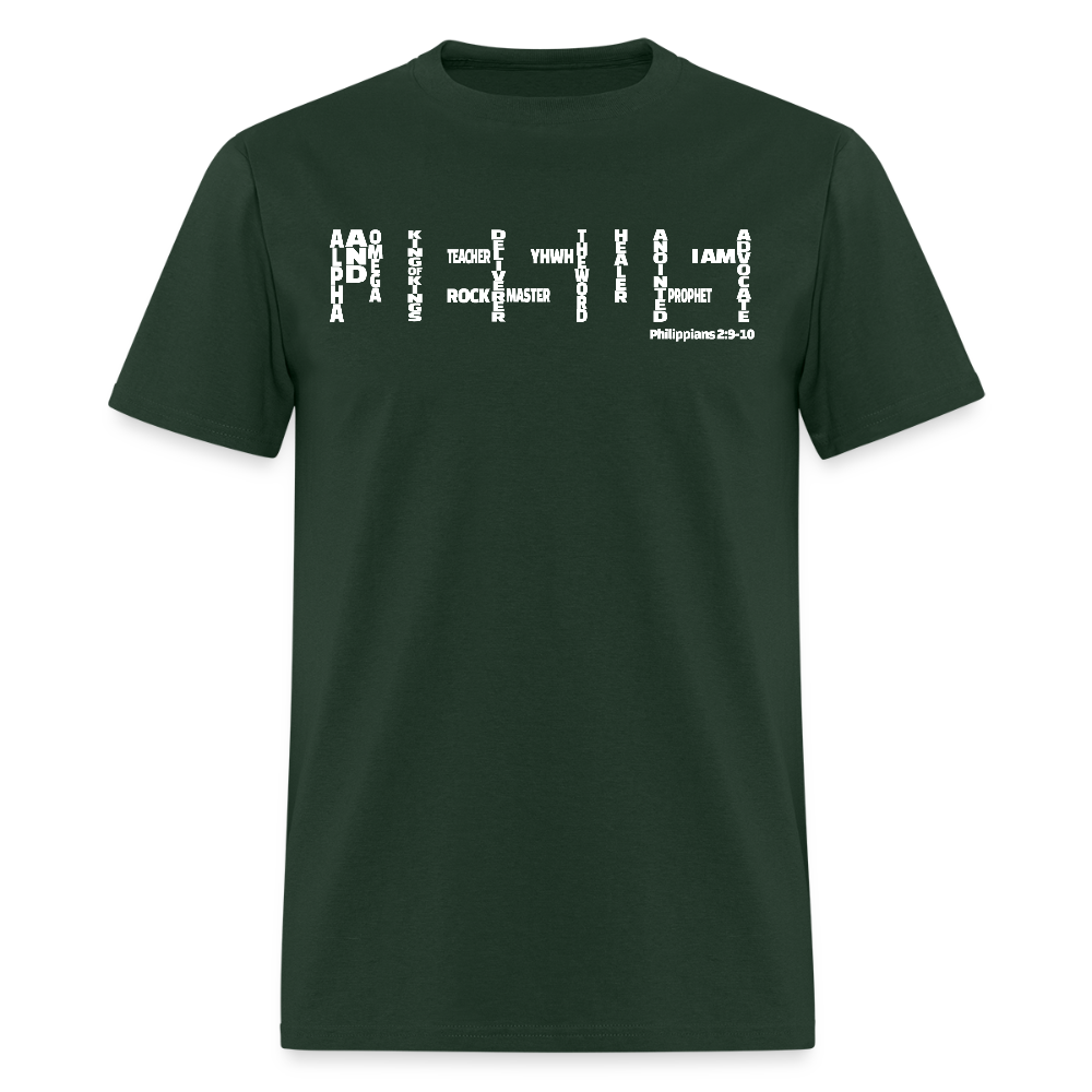 Jesus Names - forest green