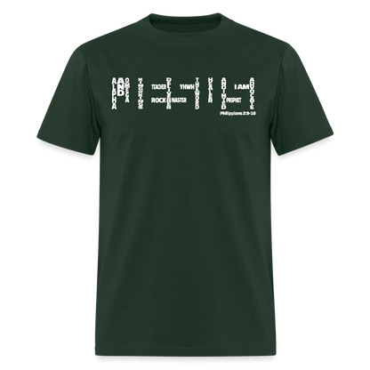 Jesus Names - forest green
