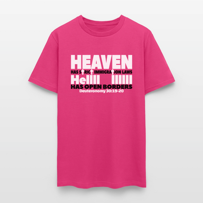 Heaven Has Strict Immigration Laws - fuchsia
