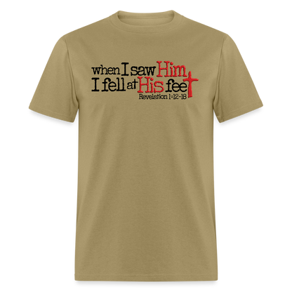 I Fell at His Feet - khaki