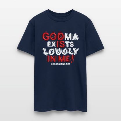 Godma Exists Loudly In Me - navy