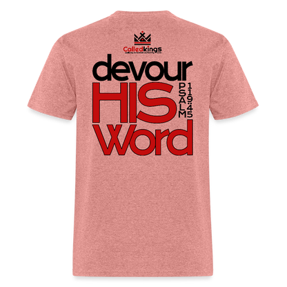 WTBSF? Devour His Word - heather mauve