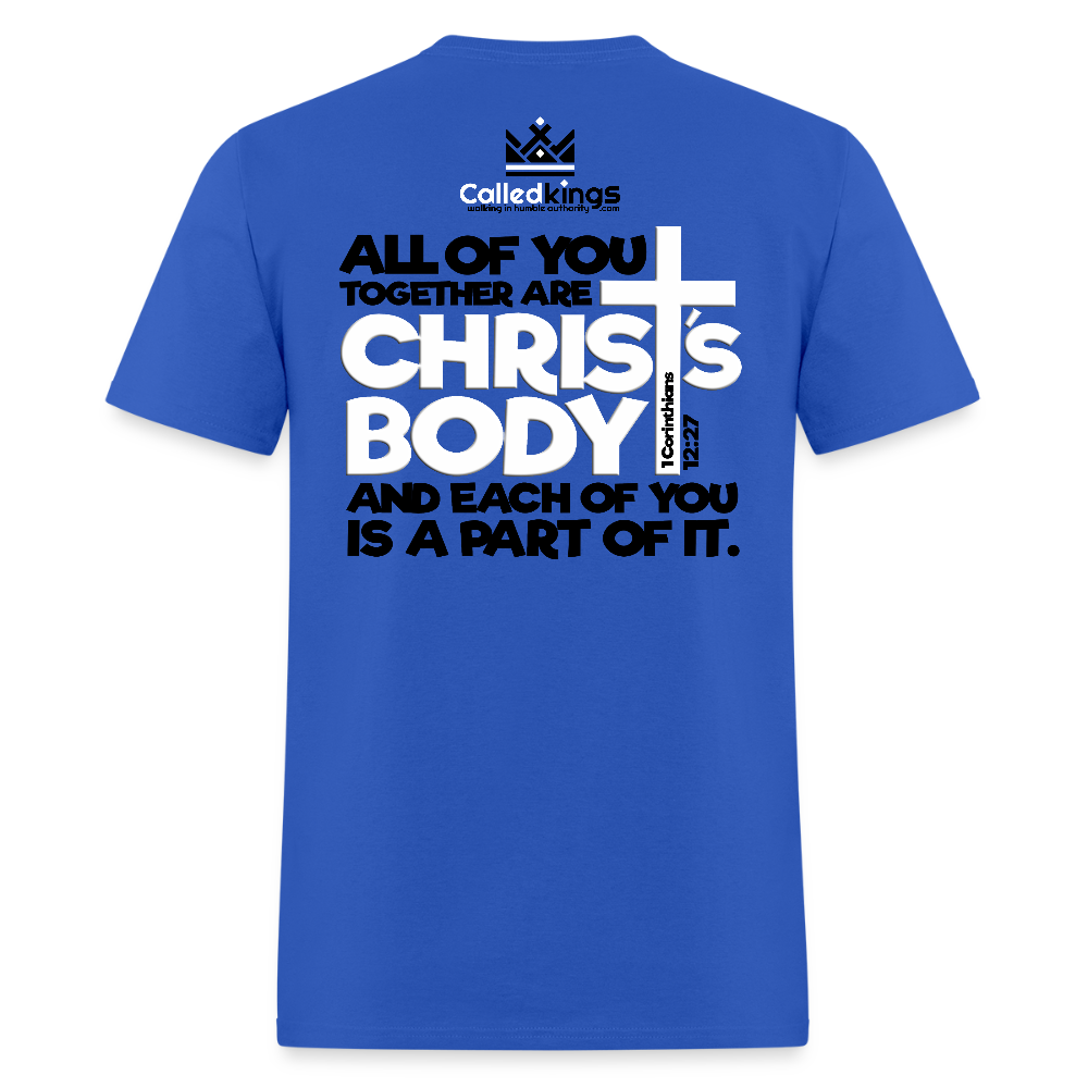 His Body His Choice - royal blue