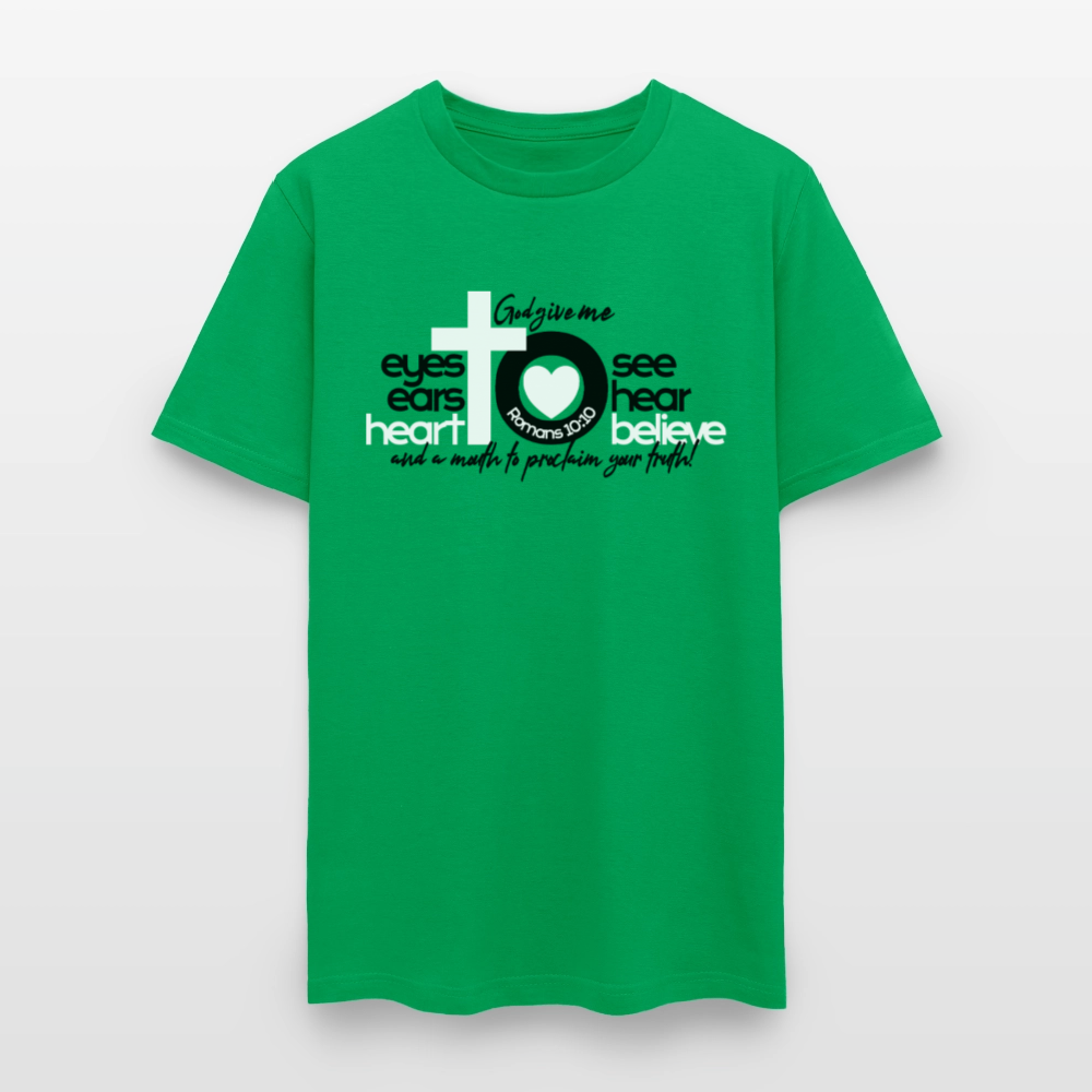 Eyes Ears Heart - bright green