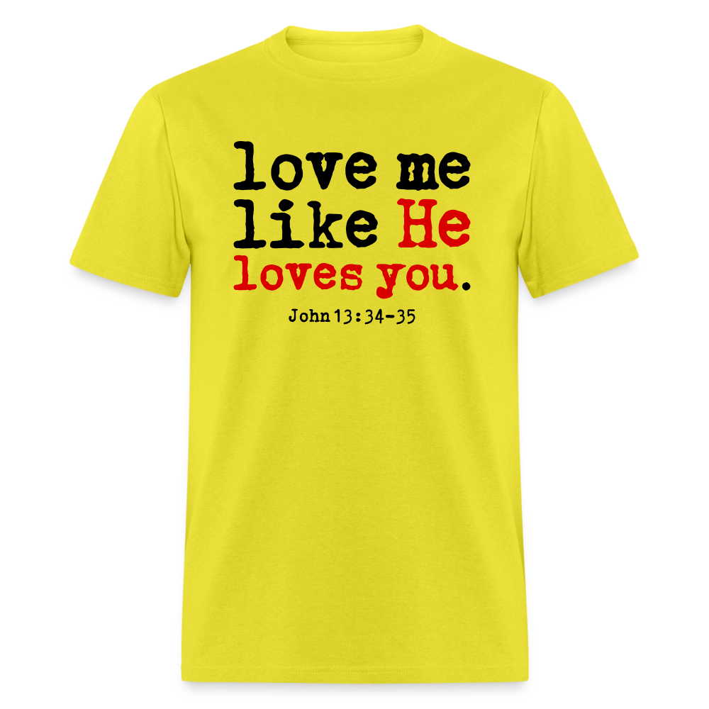 Love Me Like He Loves You - yellow