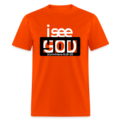 I See God in You - orange
