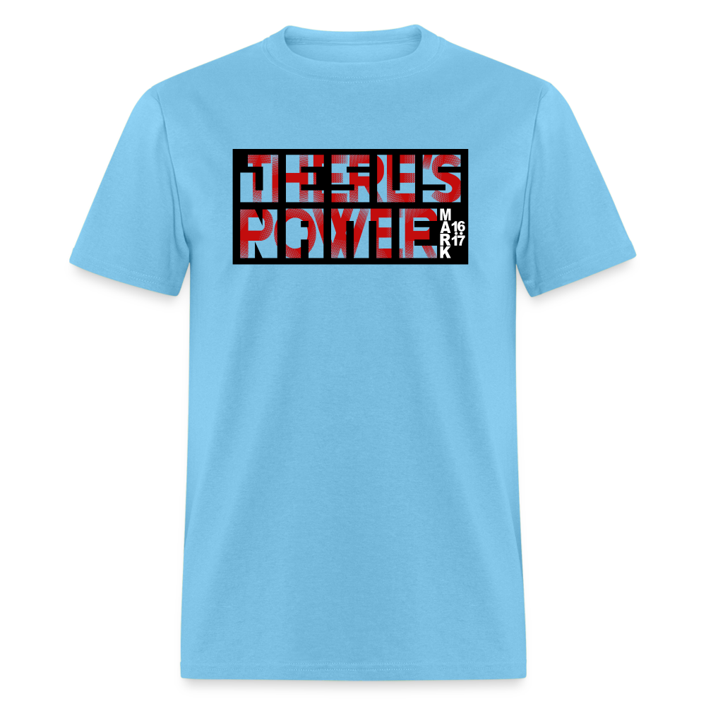 There's Power in Jesus Name - aquatic blue